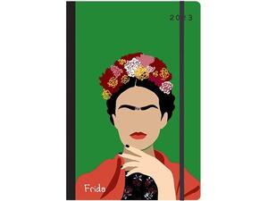 Ημερολόγιο ημερήσιο NEXT Trends flexi με λάστιχο 14x21cm 2023 Frida